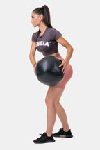 NEBBIA Sporty Crop Top - Marron - NEBBIA | Kraft & Kontroll