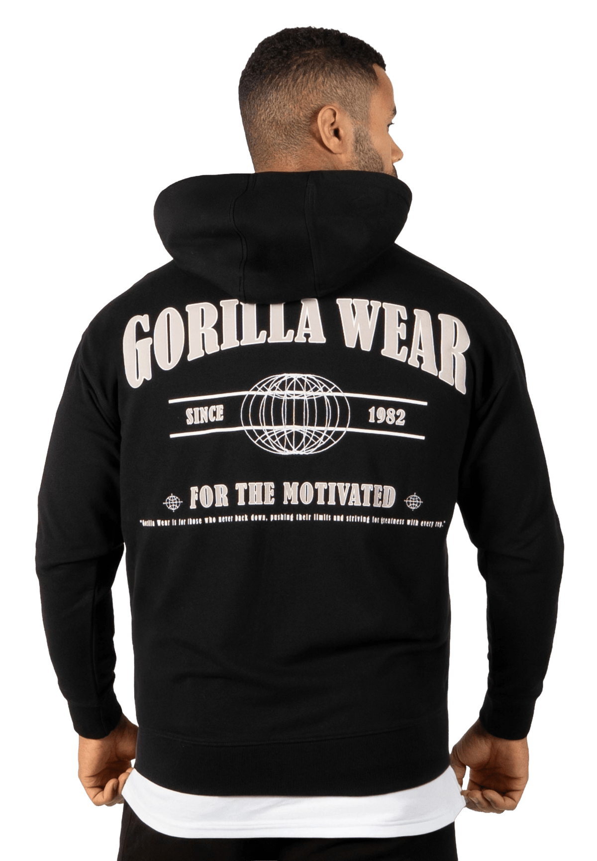 Gorilla Wear Scofield Zipped Hoodie - Svart - Gorilla Wear | Kraft & Kontroll