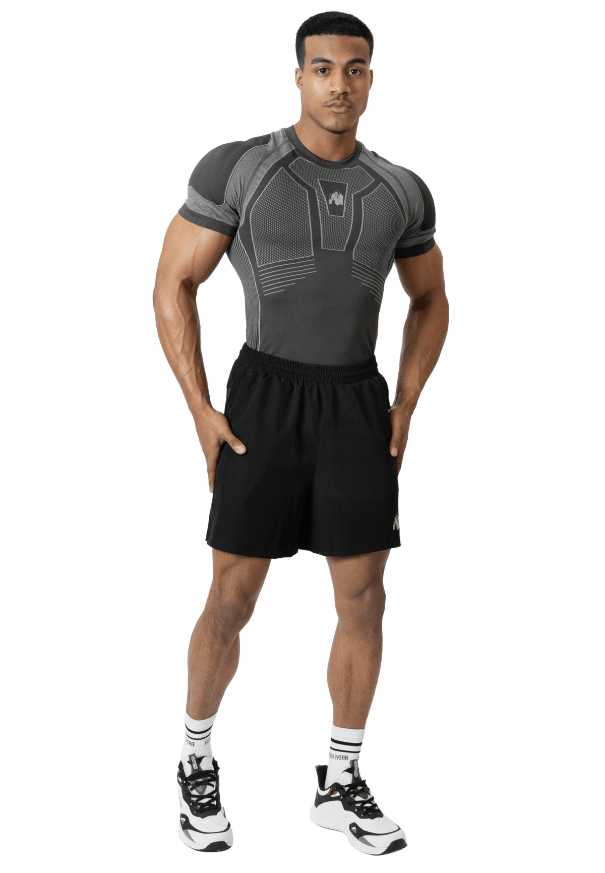 Gorilla Wear Glasgow Shorts - Svart - Gorilla Wear | Kraft & Kontroll