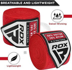 RDX Hand Wraps 2,5 m - Röd - RDX | Kraft & Kontroll