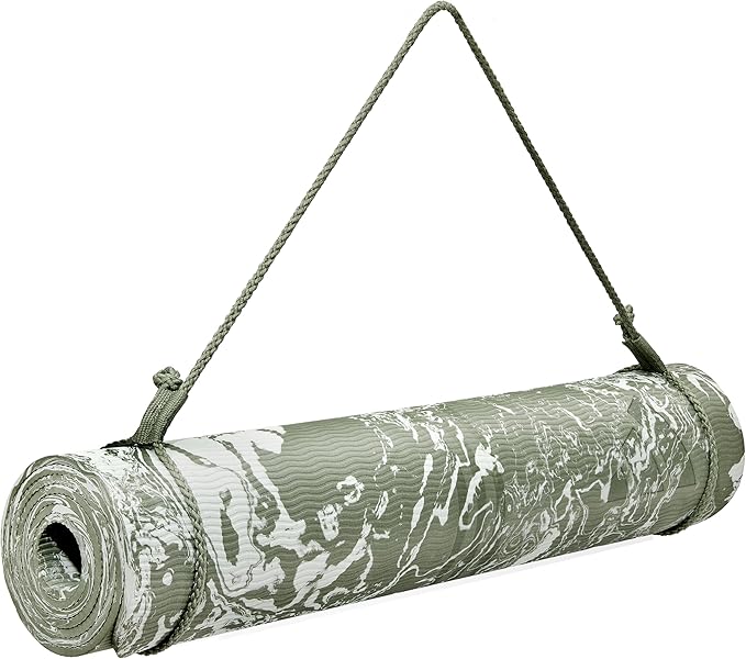 Adidas Camo Yoga Matta 5 mm - Linnen Grön