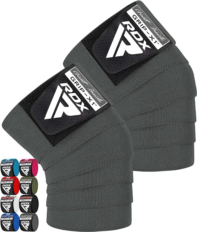 RDX K1 Elasticated Knee Compression Bandage Wraps OEKO-TEXÂ®Â Standard 100 certified