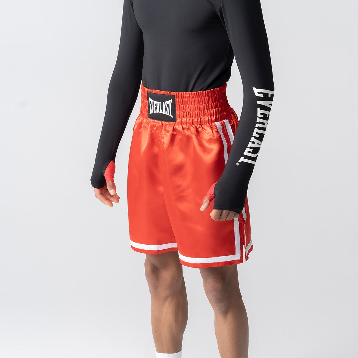 Everlast Comptetion Boxningsshorts - Röd/Vit