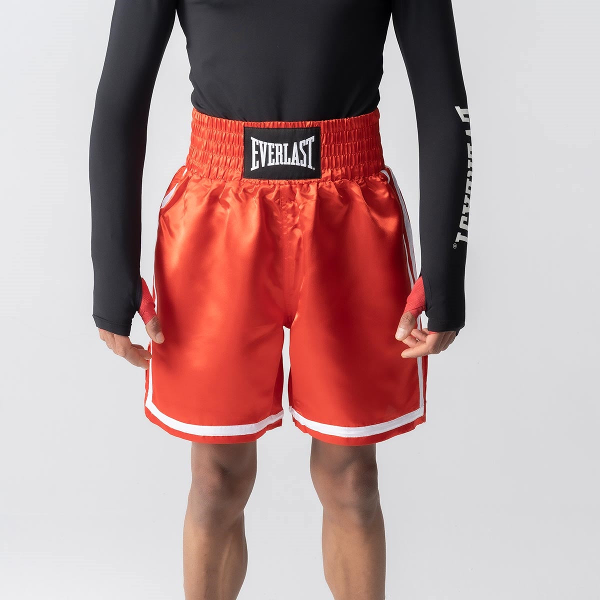 Everlast Comptetion Boxningsshorts - Röd/Vit