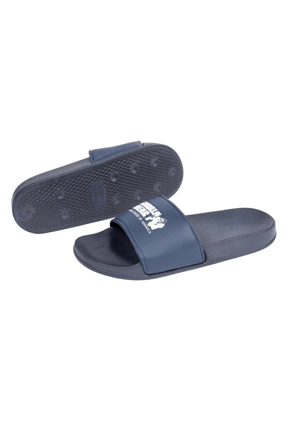 Gorilla Wear Pasco Slides - Navy - Gorilla Wear | Kraft & Kontroll