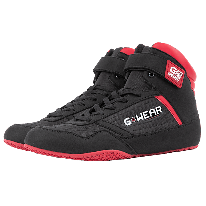 Gorilla Wear Gwear Classic High Tops - Svart/Röd - Gorilla Wear | Kraft & Kontroll