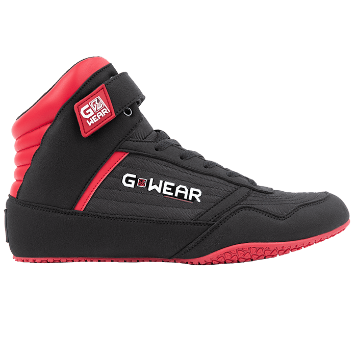 Gorilla Wear Gwear Classic High Tops - Svart/Röd - Gorilla Wear | Kraft & Kontroll