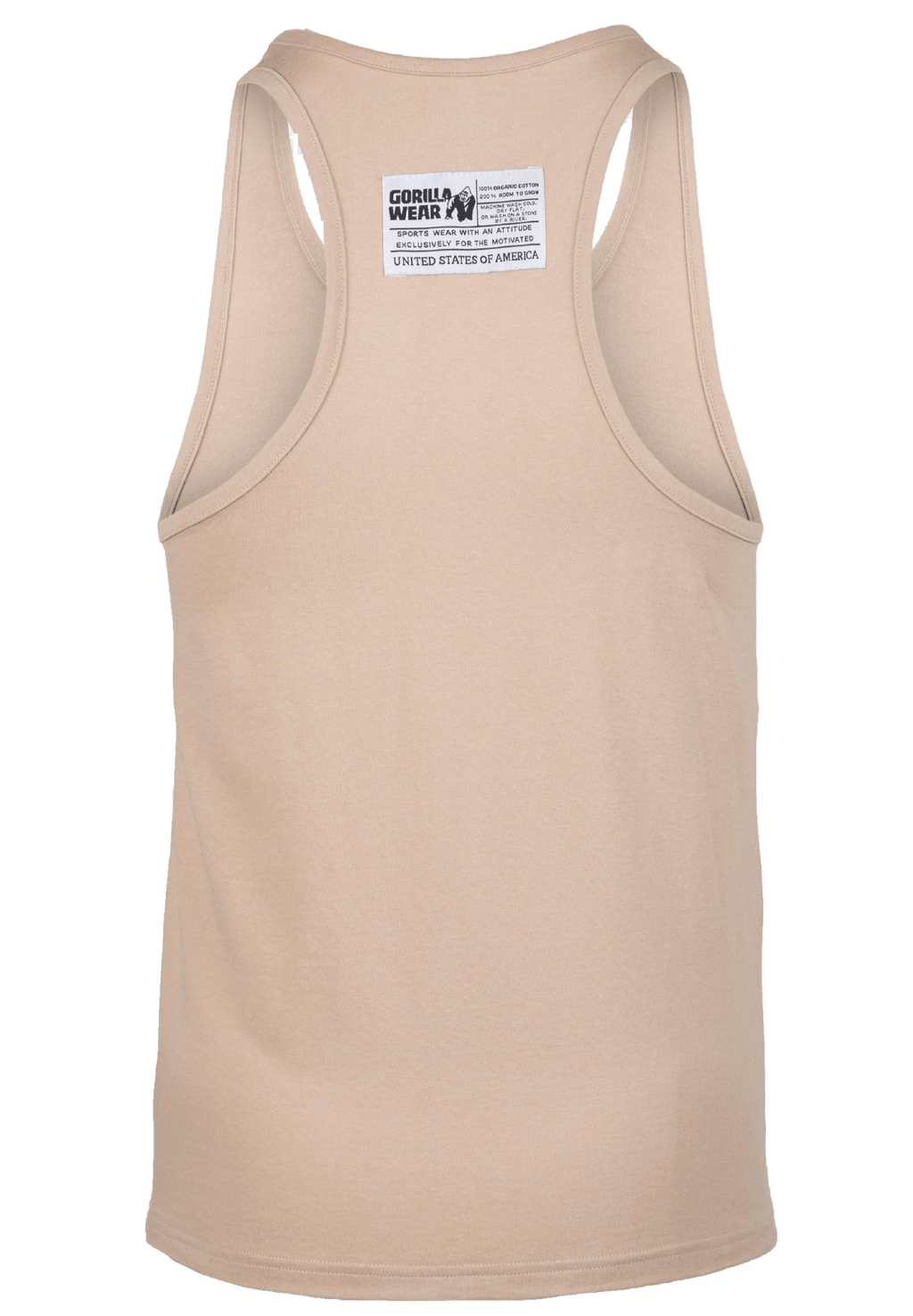 Gorilla Wear Classic Tank Top - Light Brown - Gorilla Wear | Kraft & Kontroll