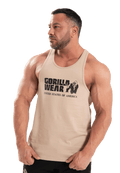 Gorilla Wear Classic Tank Top - Light Brown - Gorilla Wear | Kraft & Kontroll