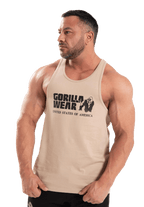 Gorilla Wear Classic Tank Top - Light Brown - Gorilla Wear | Kraft & Kontroll
