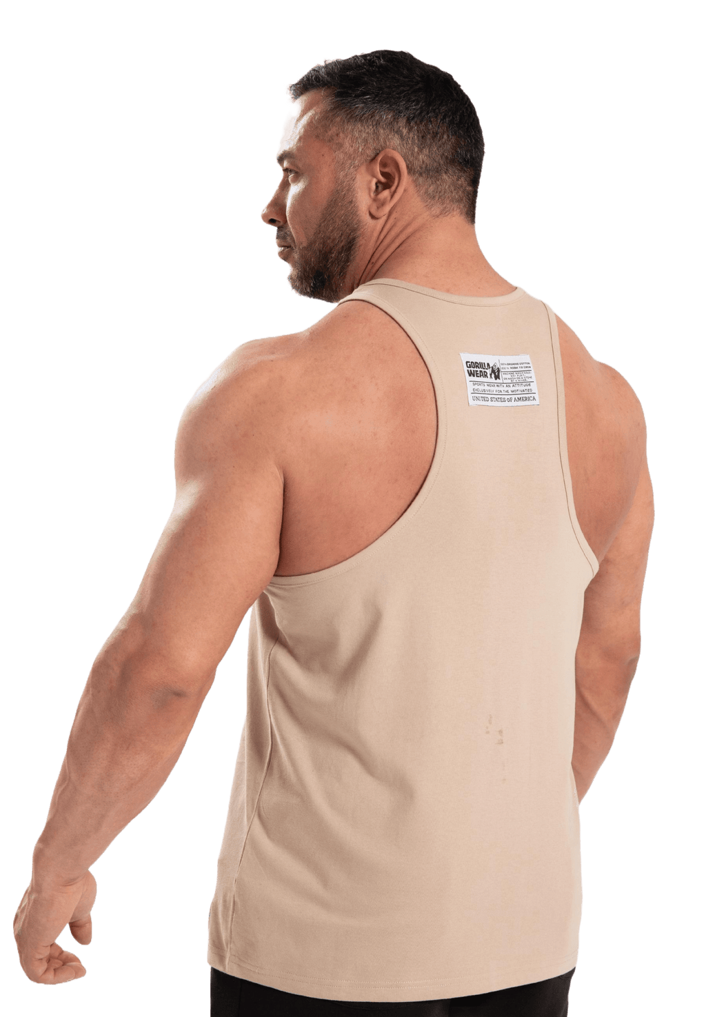 Gorilla Wear Classic Tank Top - Light Brown - Gorilla Wear | Kraft & Kontroll