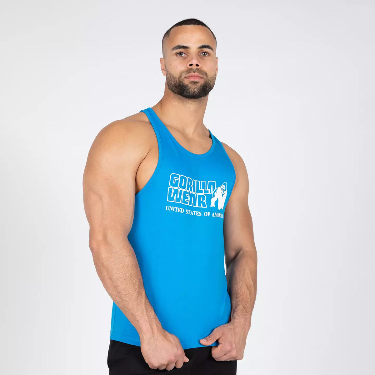 Gorilla Wear Classic Tank Top - Blå - Gorilla Wear | Kraft & Kontroll