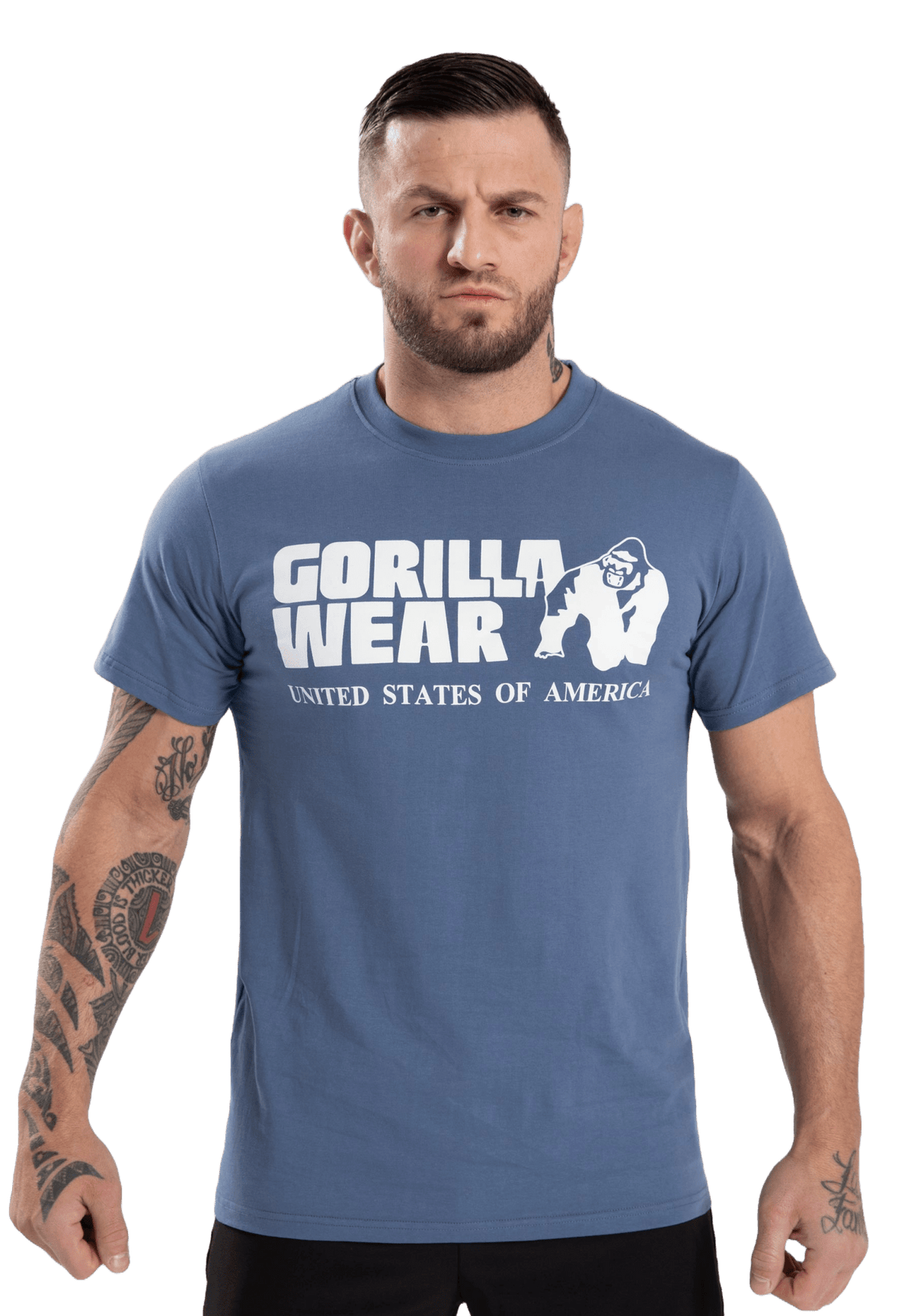 Gorilla Wear Classic T-Shirt - Coronet Blue - Gorilla Wear | Kraft & Kontroll