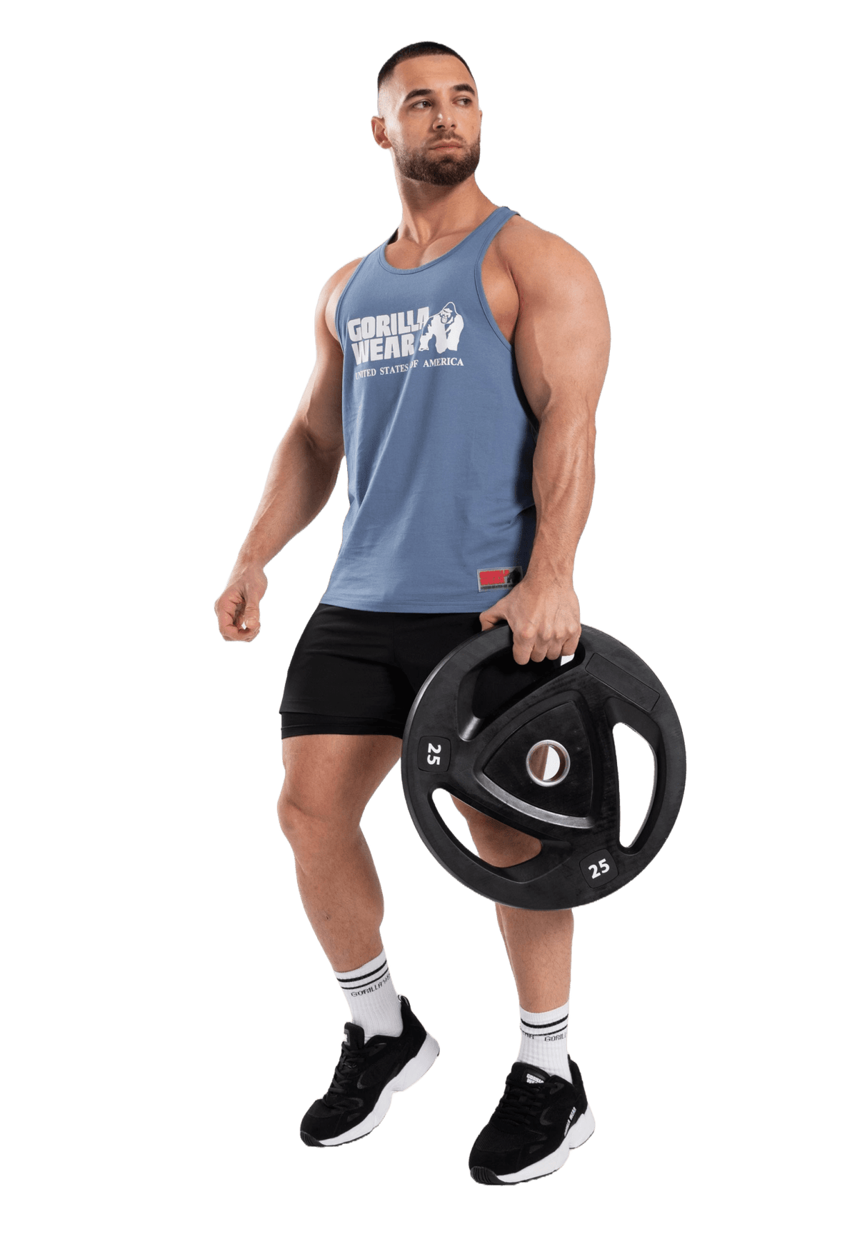Gorilla Wear Classic Tank Top - Coronet Blue - Gorilla Wear | Kraft & Kontroll