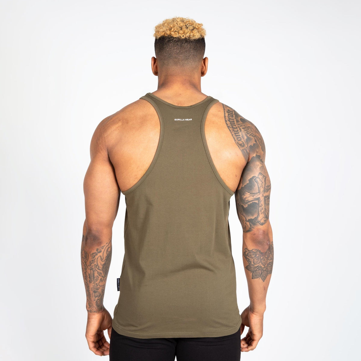 Gorilla Wear Carter Stretch Tank Top - Army Green - Gorilla Wear | Kraft & Kontroll