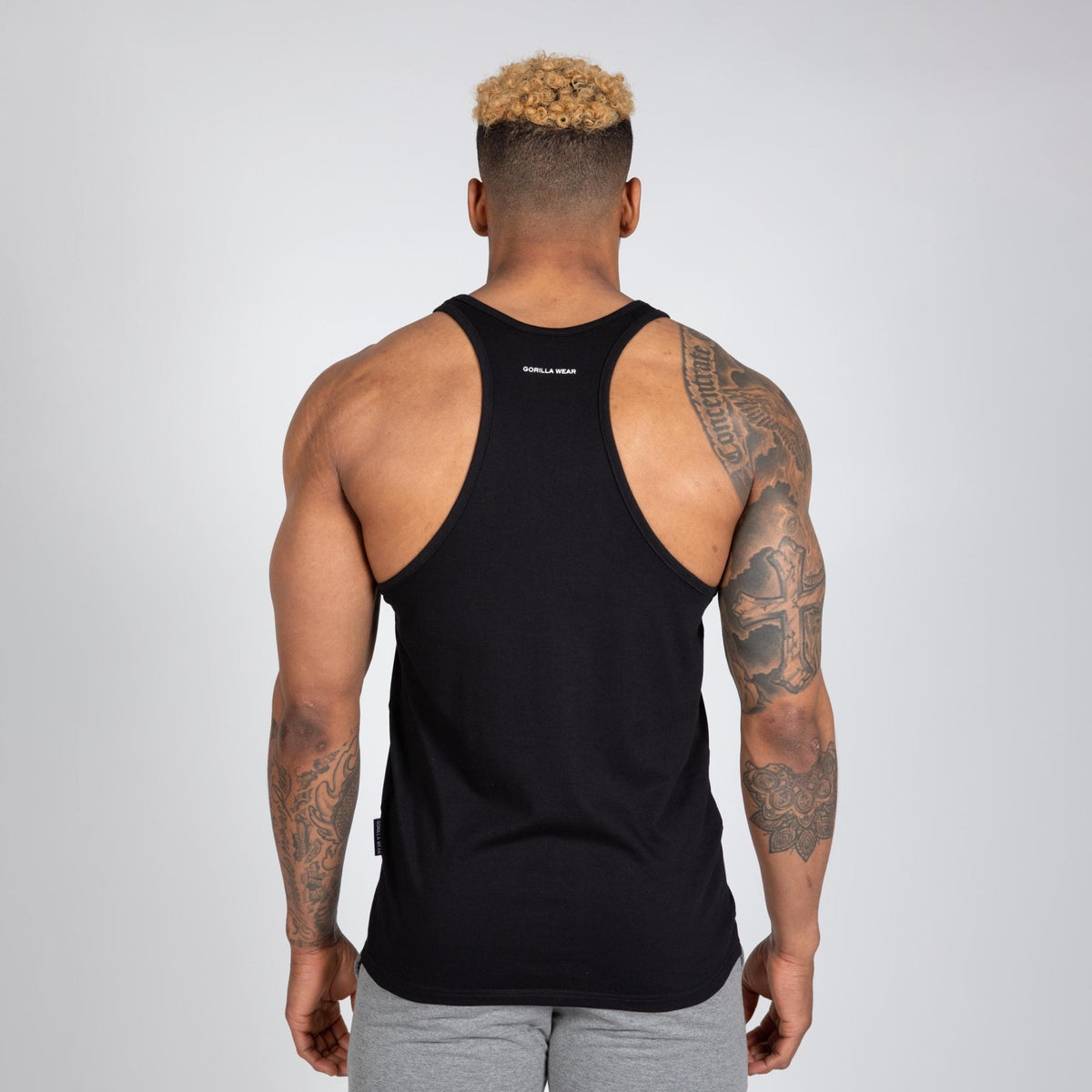 Gorilla Wear Carter Stretch Tank Top - Svart - Gorilla Wear | Kraft & Kontroll
