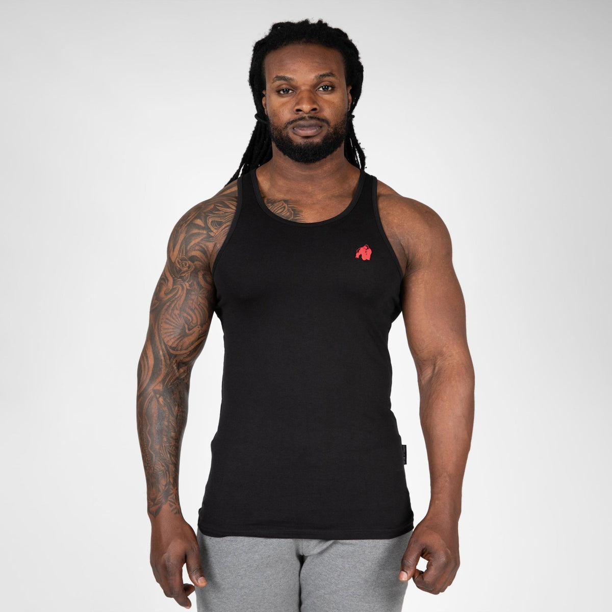 Gorilla Wear Adams Stretch Tank Top - Svart - Gorilla Wear | Kraft & Kontroll
