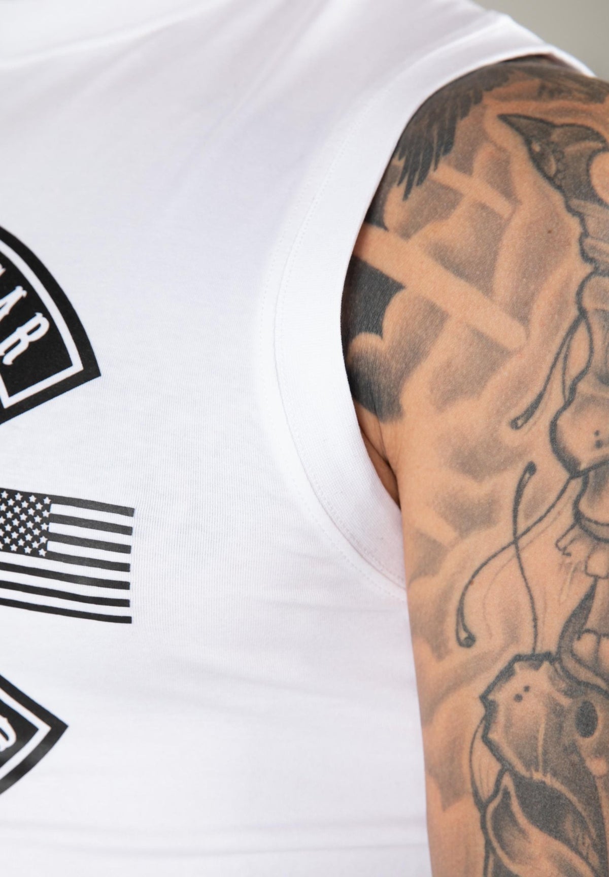 Gorilla Wear Tulsa Tank Top - Vit - Gorilla Wear | Kraft & Kontroll