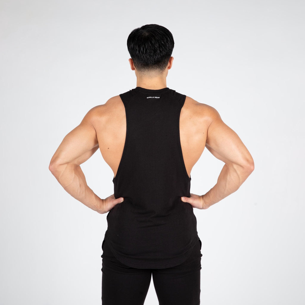 Gorilla Wear Milo Drop Armhole Tank Top - Svart - Gorilla Wear | Kraft & Kontroll