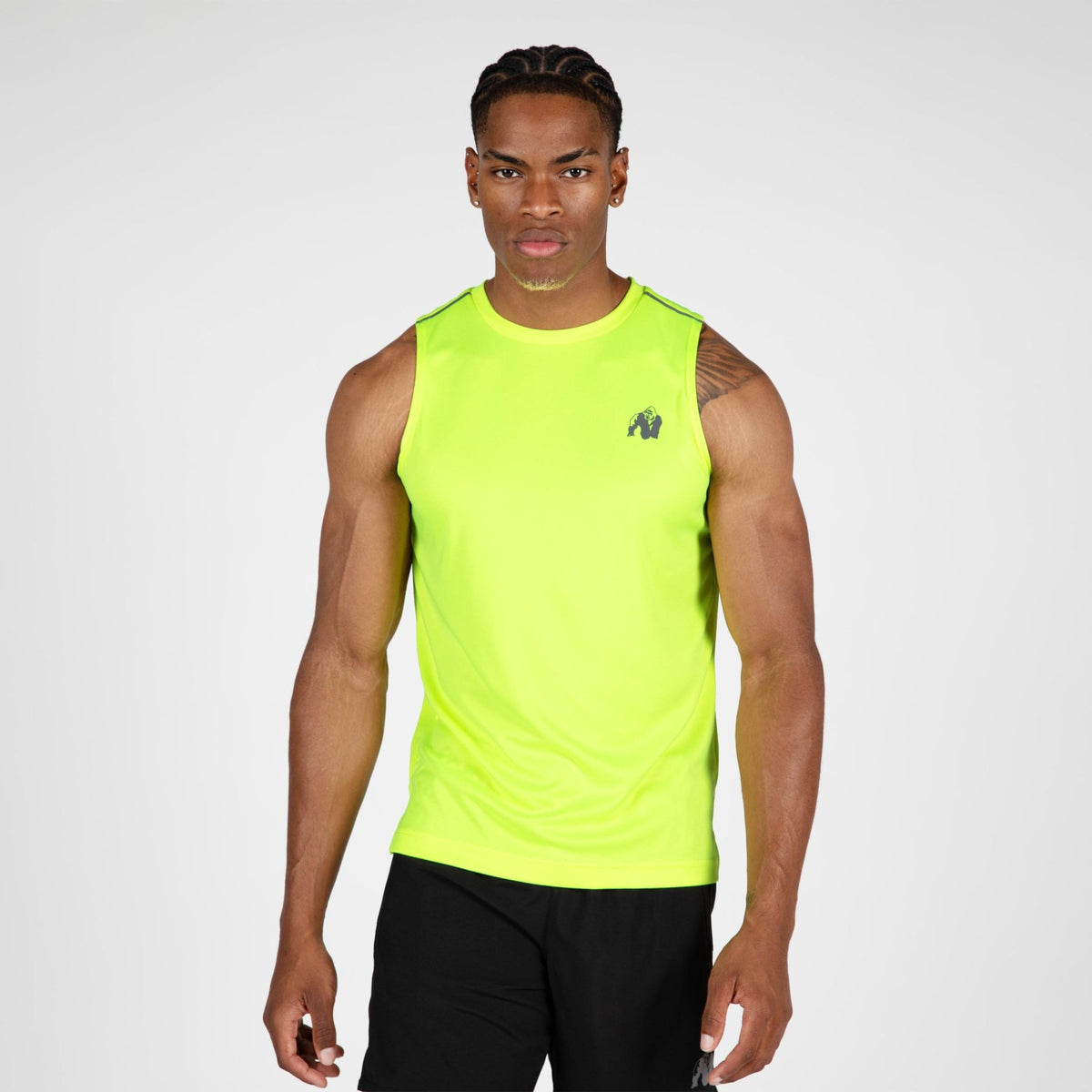Gorilla Wear Washington Tank Top - Neon Yellow - Gorilla Wear | Kraft & Kontroll