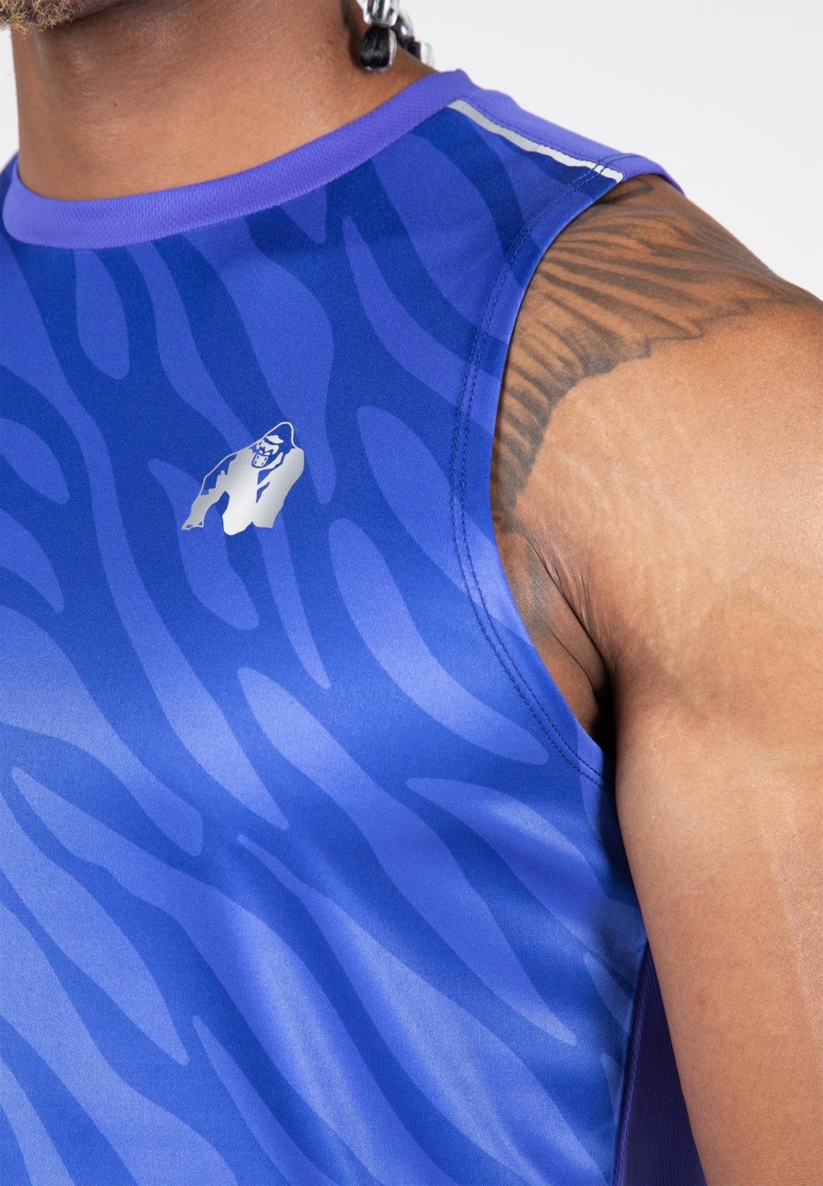 Gorilla Wear Washington Tank Top - Blå - Gorilla Wear | Kraft & Kontroll