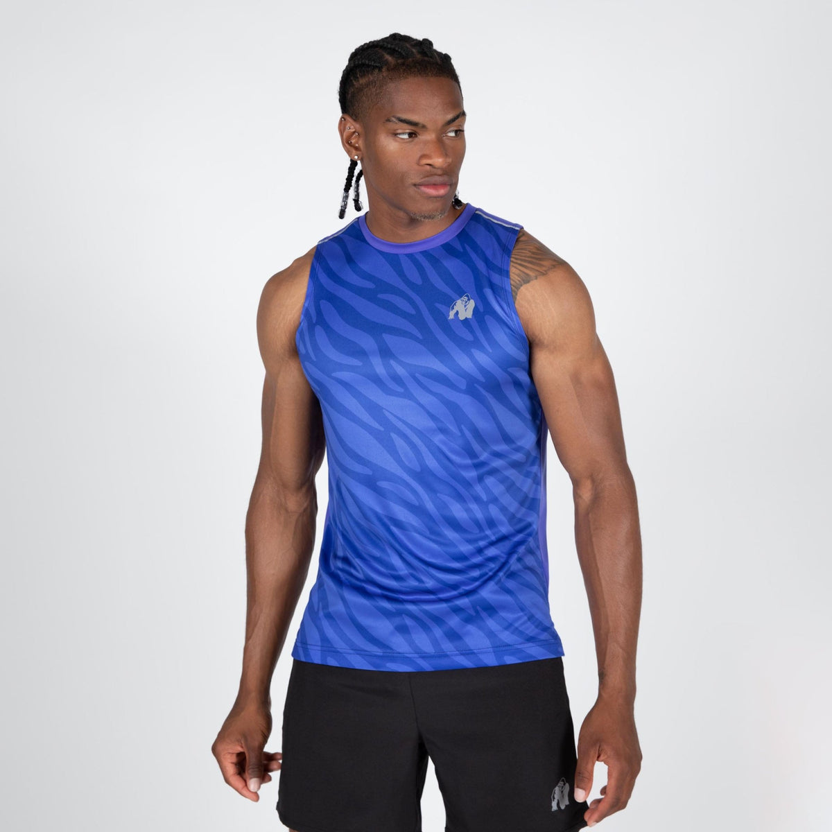 Gorilla Wear Washington Tank Top - Blå - Gorilla Wear | Kraft & Kontroll