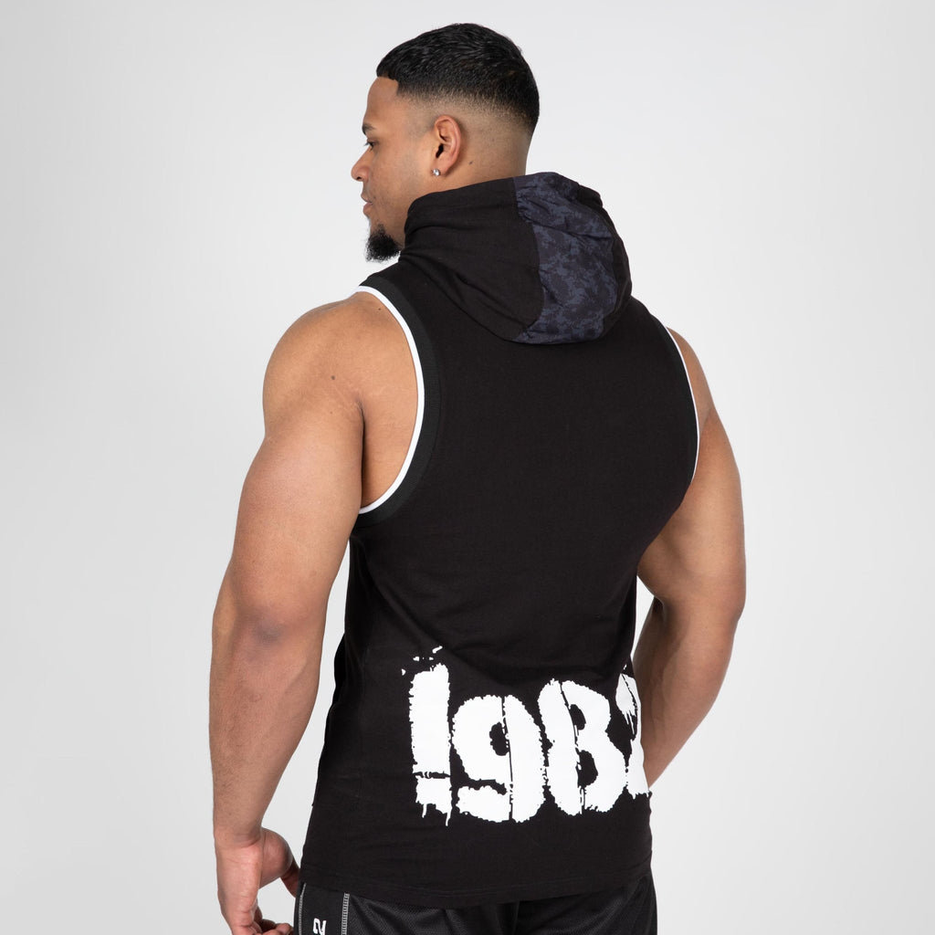 Gorilla Wear Loretto Hooded Tank Top - Svart - Gorilla Wear | Kraft & Kontroll