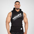 Gorilla Wear Loretto Hooded Tank Top - Svart - Gorilla Wear | Kraft & Kontroll