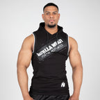 Gorilla Wear Loretto Hooded Tank Top - Svart - Gorilla Wear | Kraft & Kontroll