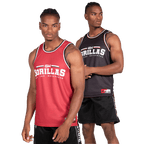 Gorilla Wear Keene Reversible Tank Top - Röd/Svart - Gorilla Wear | Kraft & Kontroll