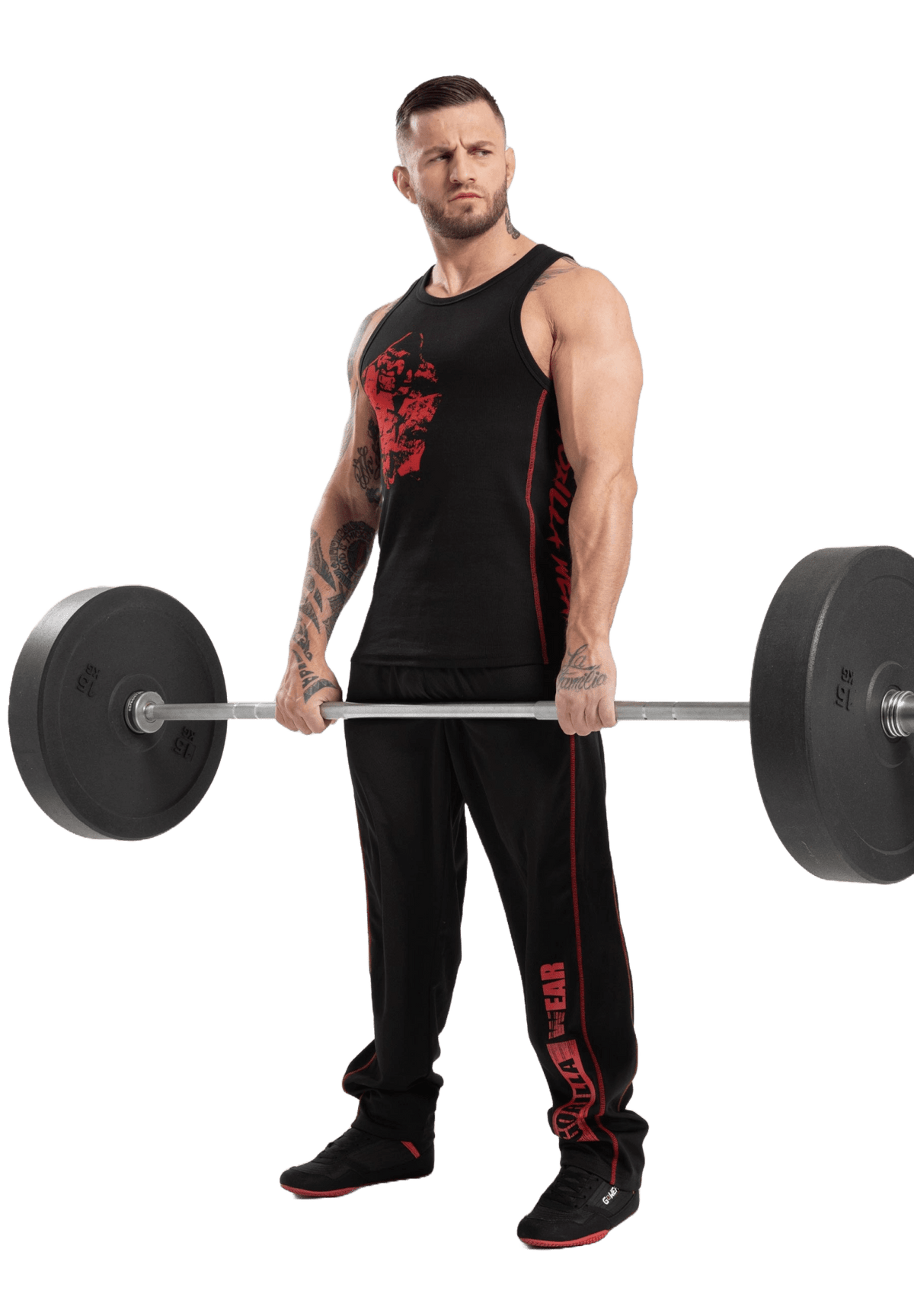 Gorilla Wear Monterey Tank Top - Svart/Röd - Gorilla Wear | Kraft & Kontroll