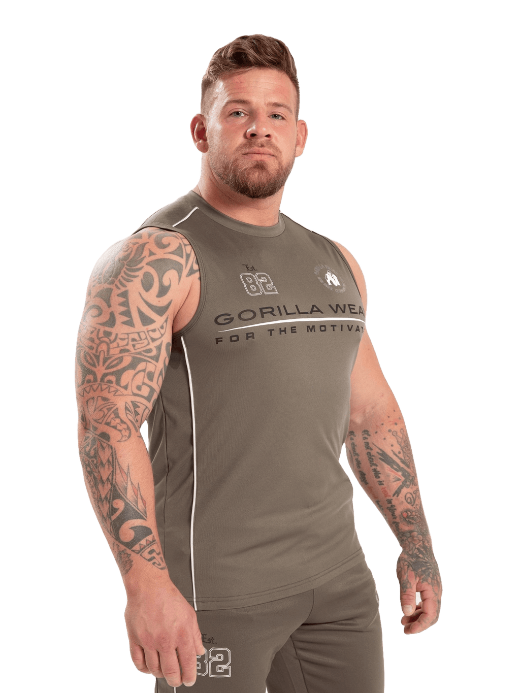 Gorilla Wear Broxton Tank Top - Army Green - Gorilla Wear | Kraft & Kontroll