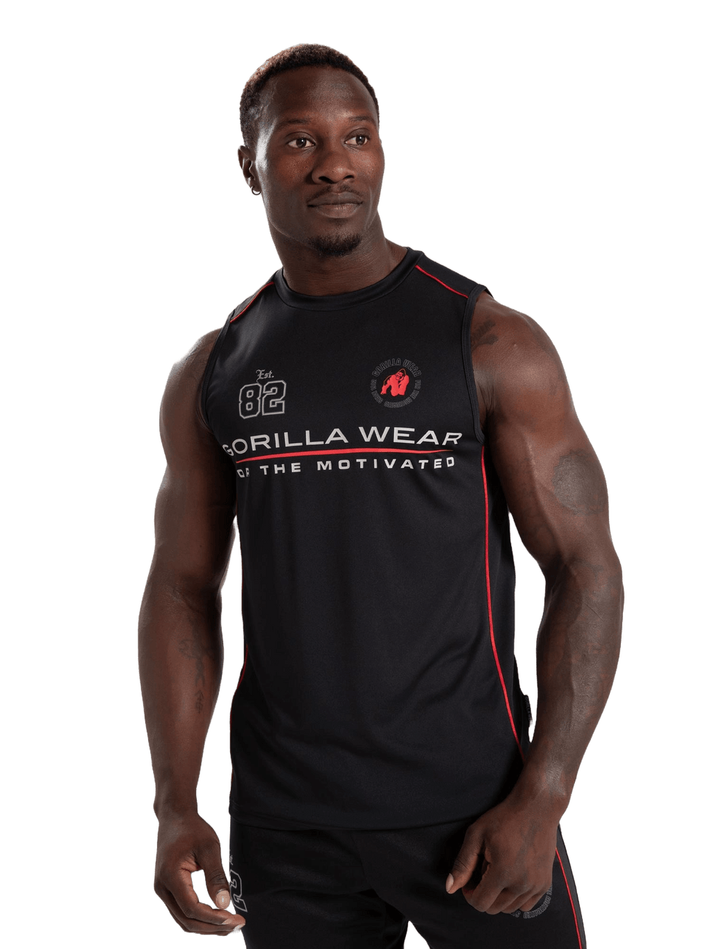 Gorilla Wear Broxton Tank Top - Svart - Gorilla Wear | Kraft & Kontroll
