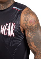 Gorilla Wear Clayton Tank Top - Svart/Röd - Gorilla Wear | Kraft & Kontroll