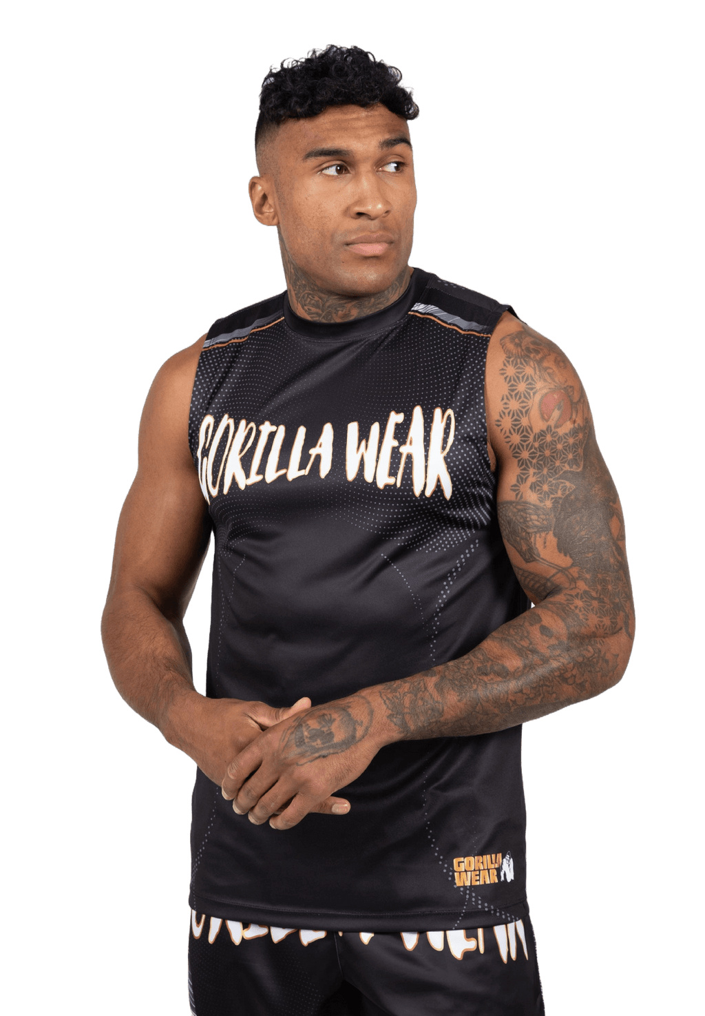 Gorilla Wear Clayton Tank Top - Svart/Guld - Gorilla Wear | Kraft & Kontroll