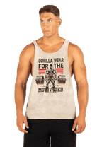 Gorilla Wear Churchill Stringer - Washed Green - Gorilla Wear | Kraft & Kontroll