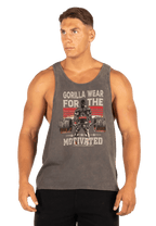 Gorilla Wear Churchill Stringer - Washed Grey - Gorilla Wear | Kraft & Kontroll