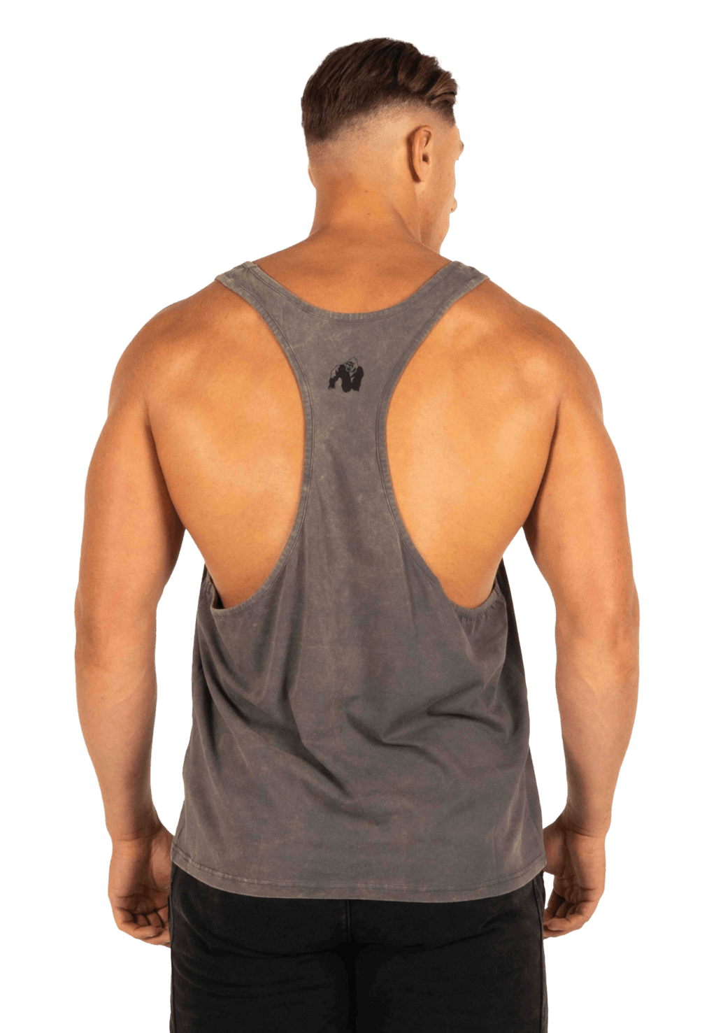 Gorilla Wear Churchill Stringer - Washed Grey - Gorilla Wear | Kraft & Kontroll