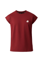 Gorilla Wear Bouse Cut Off Tank Top - Burgundy - Gorilla Wear | Kraft & Kontroll
