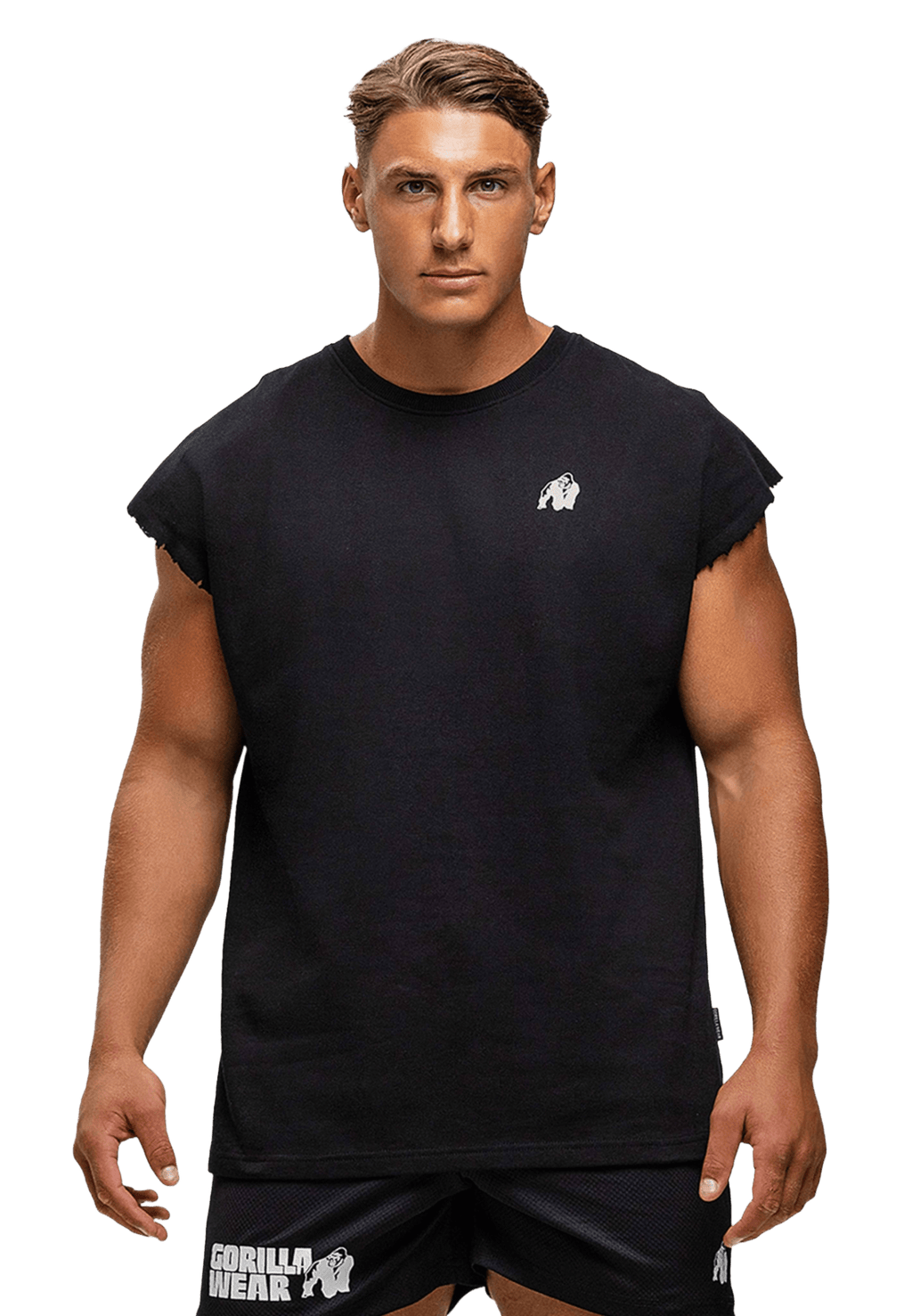 Gorilla Wear Bouse Cut Off Tank Top - Svart - Gorilla Wear | Kraft & Kontroll