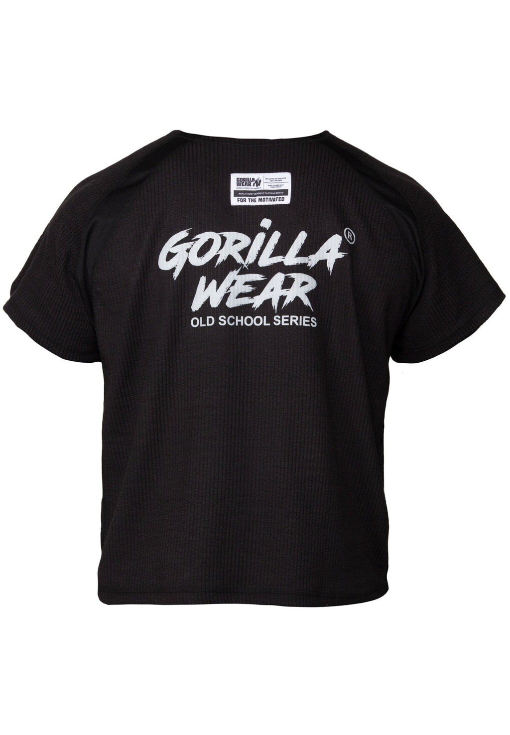 Gorilla Wear Augustine Old School Work Out Top - Svart - Gorilla Wear | Kraft & Kontroll