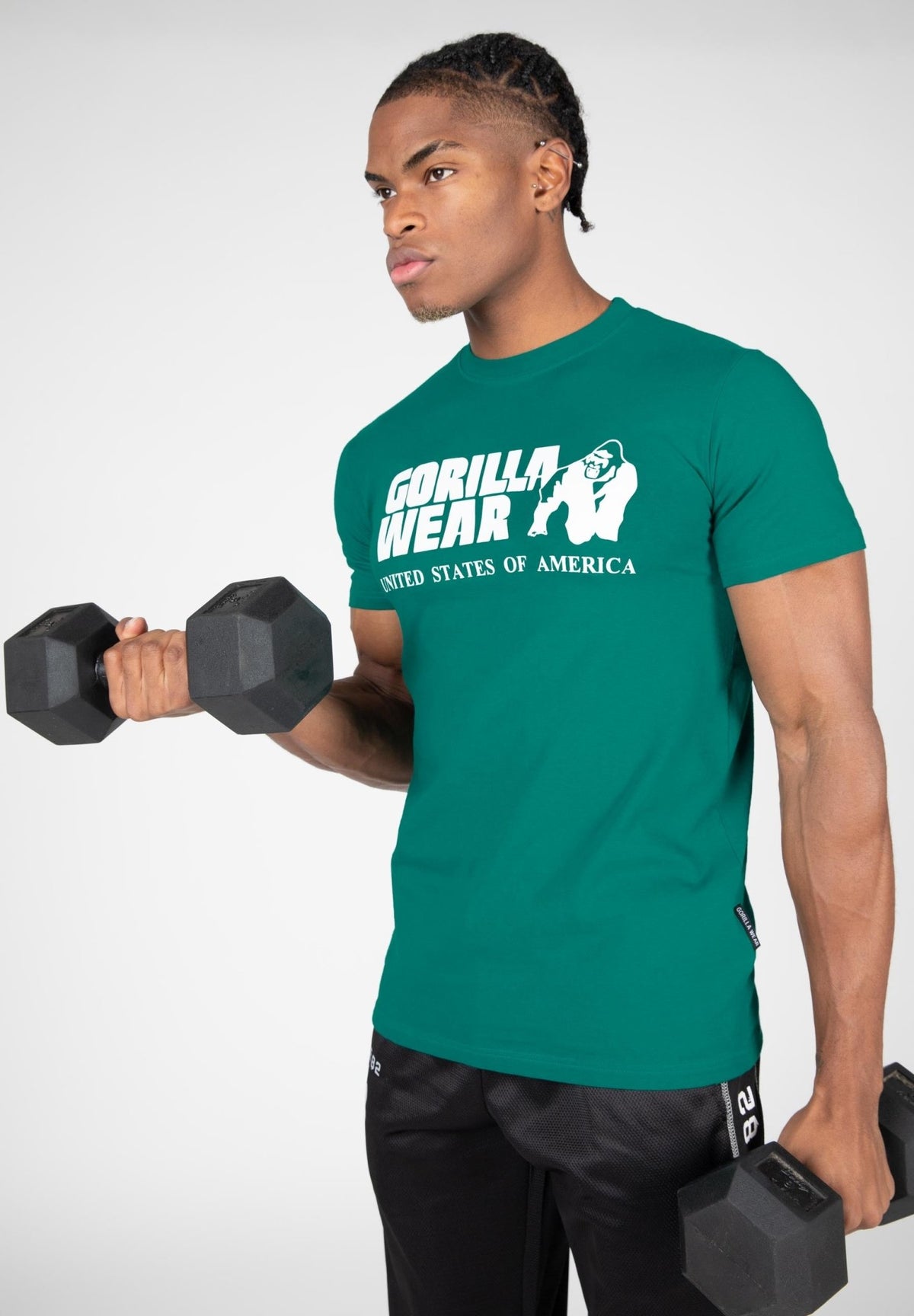 Gorilla Wear Classic T-Shirt - Teal Green - Gorilla Wear | Kraft & Kontroll