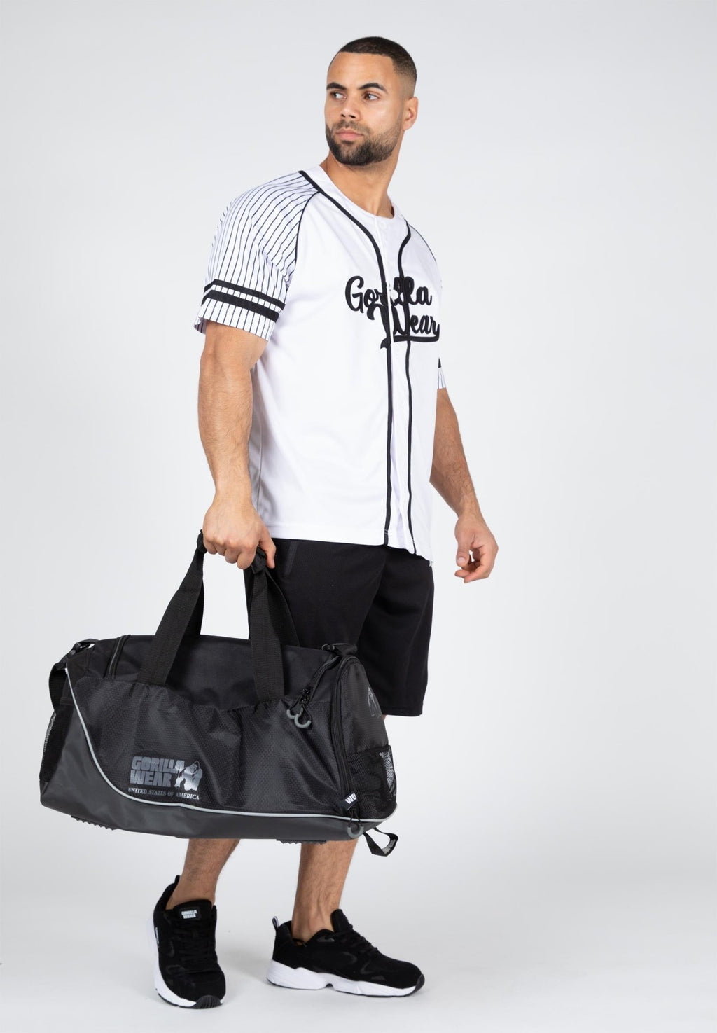 Gorilla Wear 82 Baseball Jersey - Vit - Gorilla Wear | Kraft & Kontroll