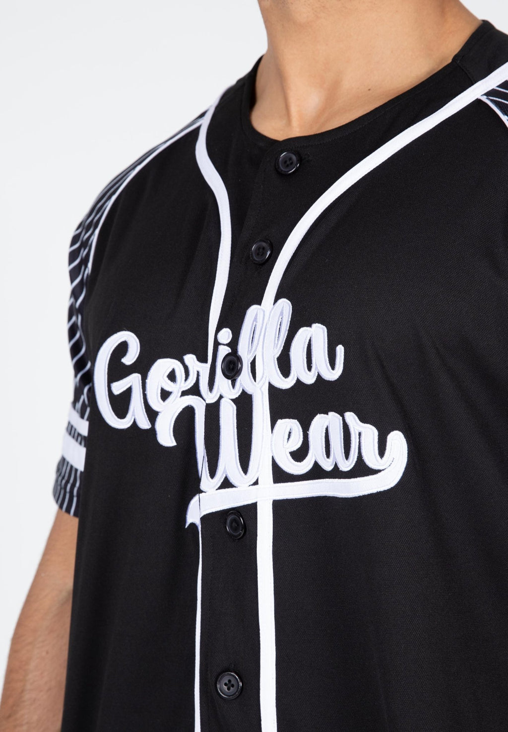 Gorilla Wear 82 Baseball Jersey - Svart - Gorilla Wear | Kraft & Kontroll