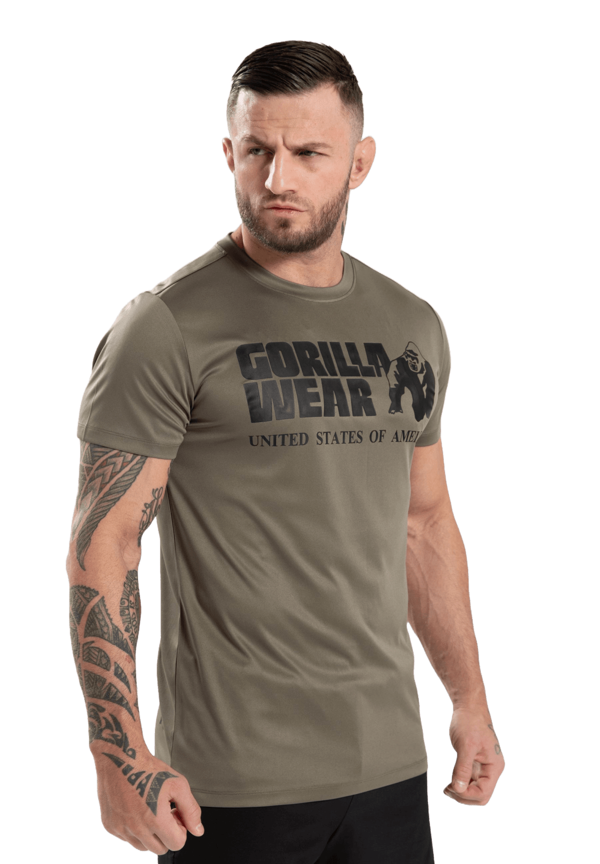 Gorilla Wear Classic Training T-Shirt - Army Green - Gorilla Wear | Kraft & Kontroll
