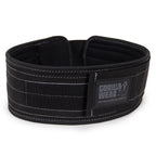 Gorilla Wear 4 Inch Nylon Belt - Svart/Grå