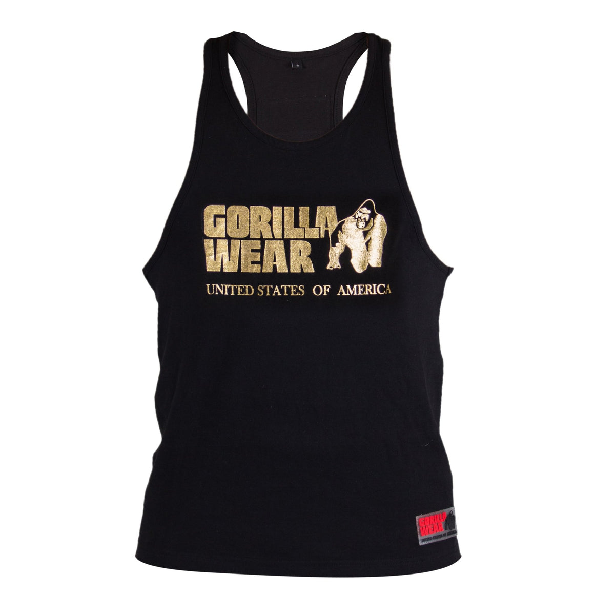 Gorilla Wear Classic Tank Top - Svart/Guld - Gorilla Wear | Kraft & Kontroll
