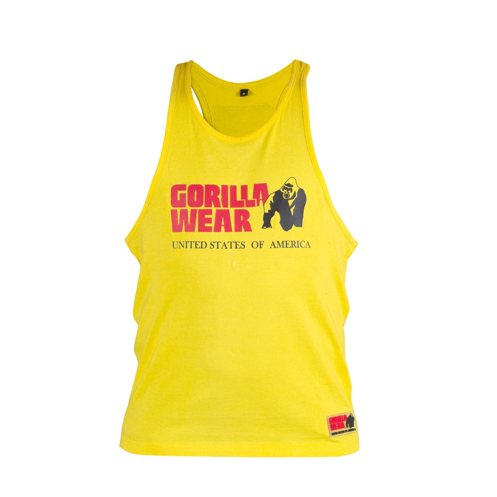 Gorilla Wear Classic Tank Top - Gul - Gorilla Wear | Kraft & Kontroll