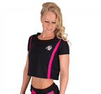 Gorilla Wear Columbia Crop Top - Svart/Rosa - Gorilla Wear | Kraft & Kontroll