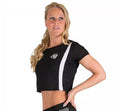 Gorilla Wear Columbia Crop Top - Svart/Vit - Gorilla Wear | Kraft & Kontroll